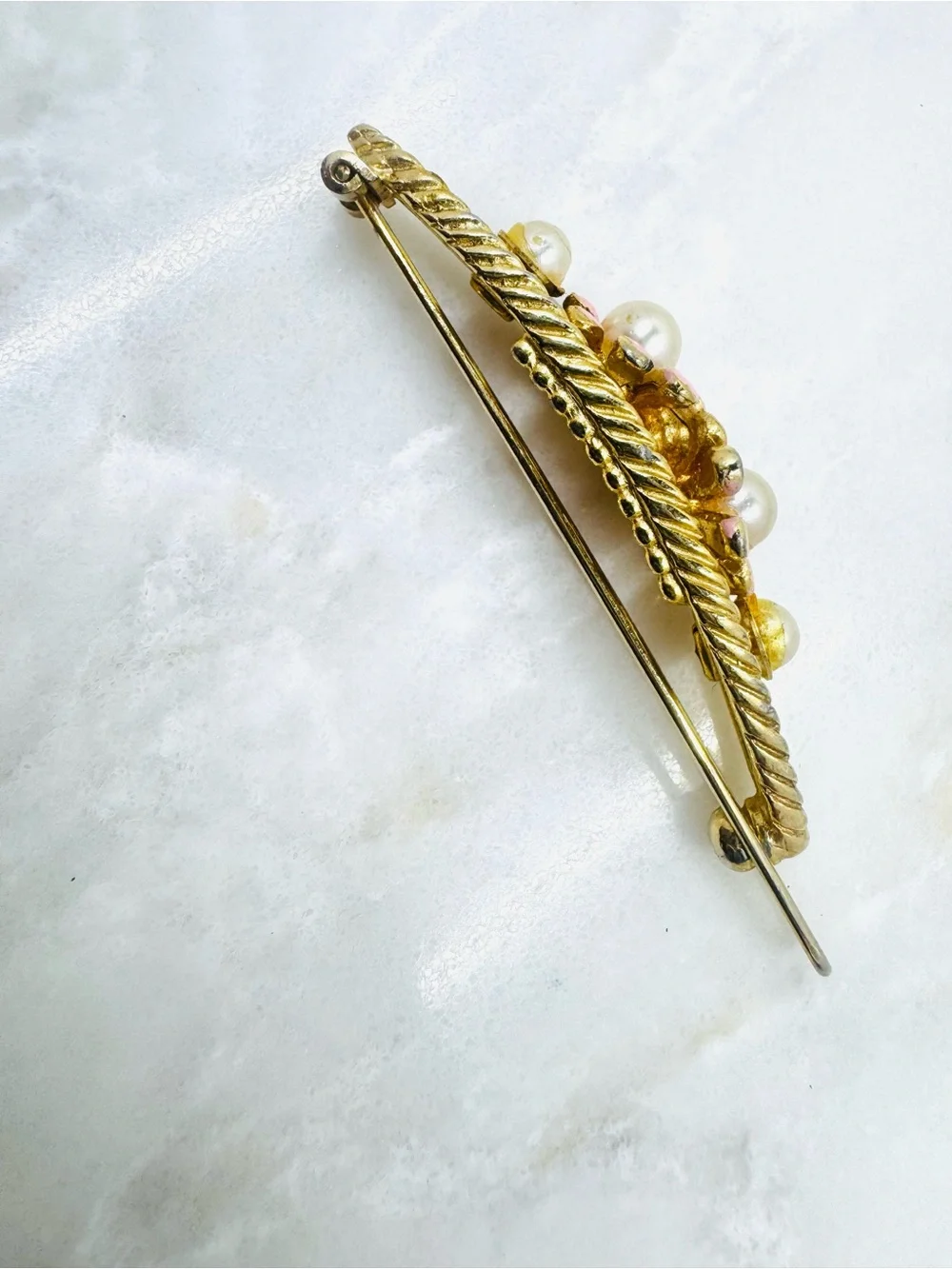 1950 Floral Pearl Barrett Unique Vintage